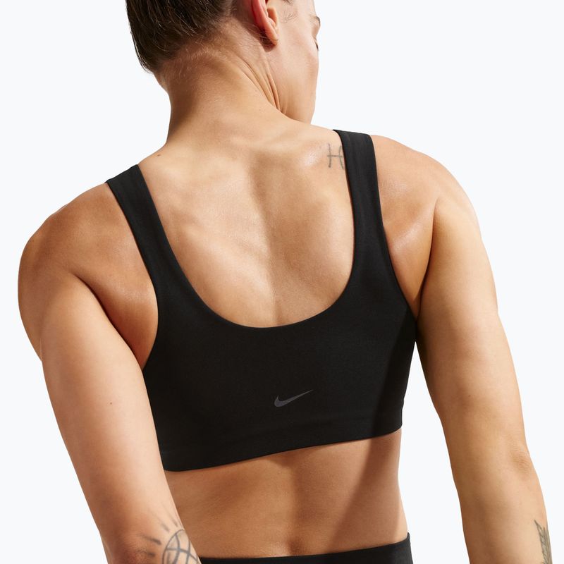 Biustonosz treningowy Nike Zenvy Light-Support Lightly Lined black/cool grey 3