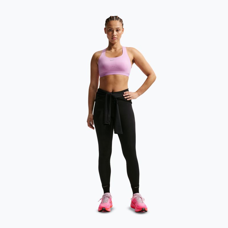 Biustonosz treningowy Nike Swift High-Support Lightly Lined light magenta 2