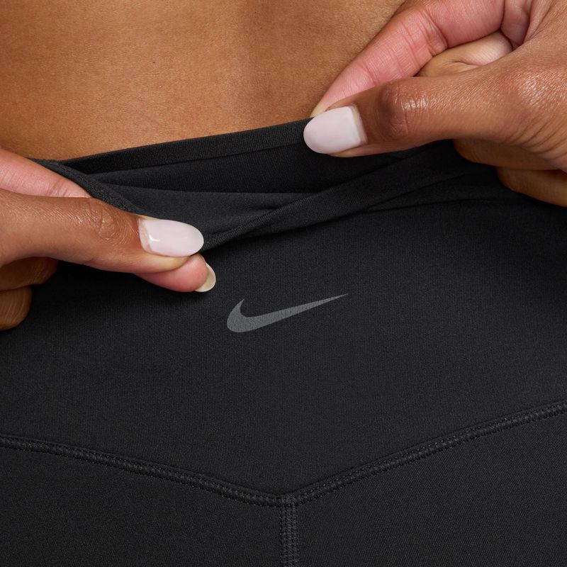 Spodnie treningowe damskie Nike Zenvy High-Waisted Flared black/pcg3c 7
