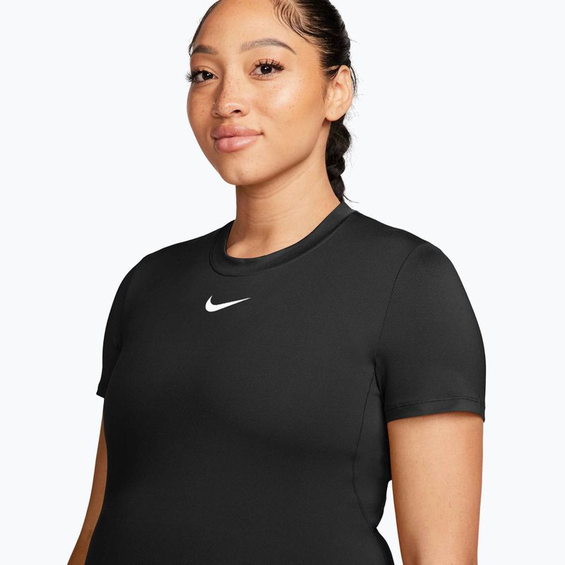 Koszulka damska Nike One Maternity Dri Fit Slim-Fit black/white 3