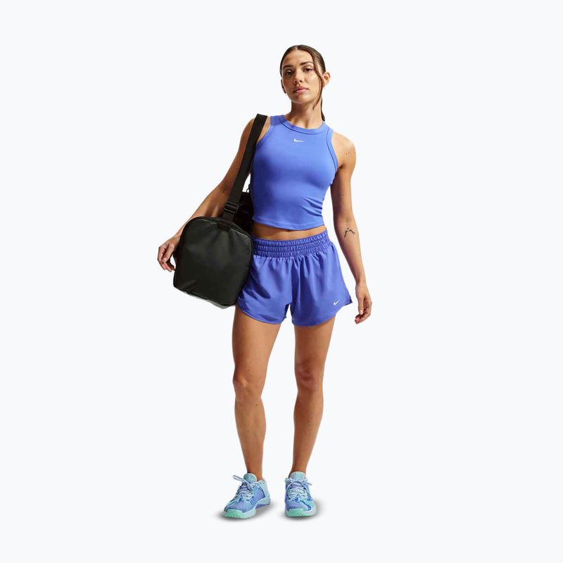 Spodenki damskie Nike One Dri-Fit 3" sapphire/white 2
