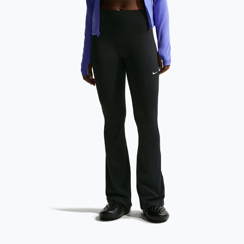 Legginsy damskie Nike One High Waisted Flared black/white