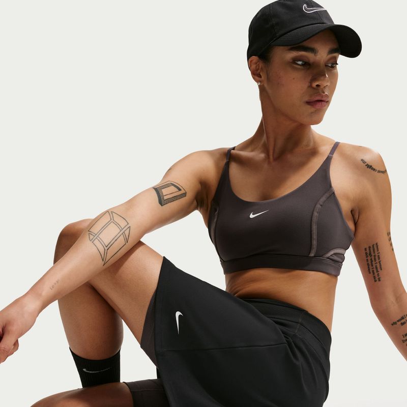 Spódnica tenisowa Nike One Dri-Fit black/thunder grey/white 6