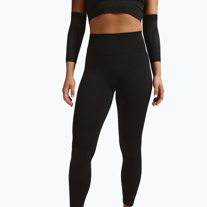 Legginsy damskie Nike Pro Seamless High-Waisted 7/8 black 4