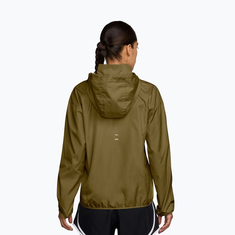 Kurtka do biegania damska Nike Tempo Repel olive flak 2