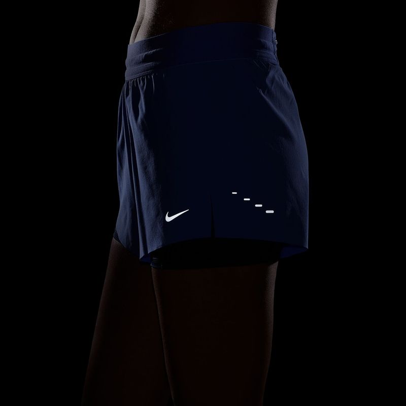 Spodenki do biegania damskie Nike Swift Mid-Rise 2in1 sapphire/midnight navy 5