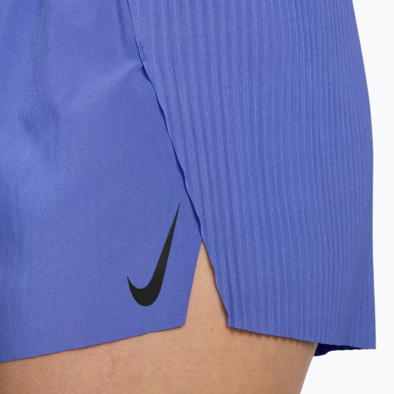 Spodenki do biegania damskie Nike AeroSwift Dri-Fit ADV Mid-Rise 3" sapphire/black/white/black 4