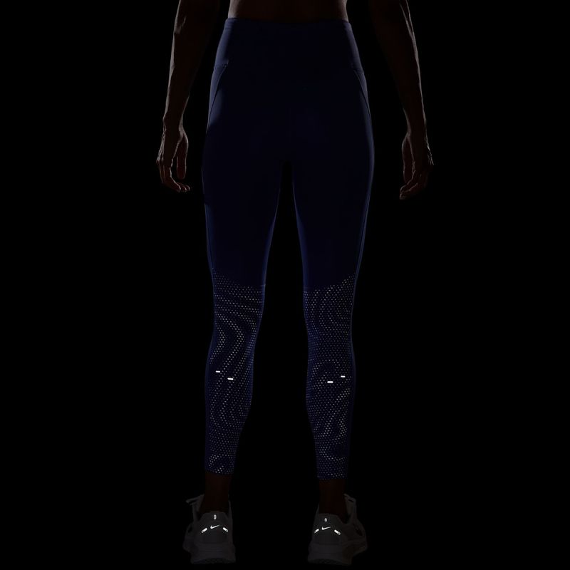 Legginsy do biegania damskie Nike Tempo Flash High-Waisted 7/8 sapphire/white 4