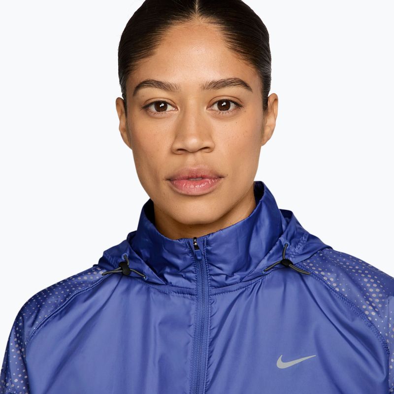 Kurtka do biegania damska Nike Tempo Flash sapphire/black/white 3