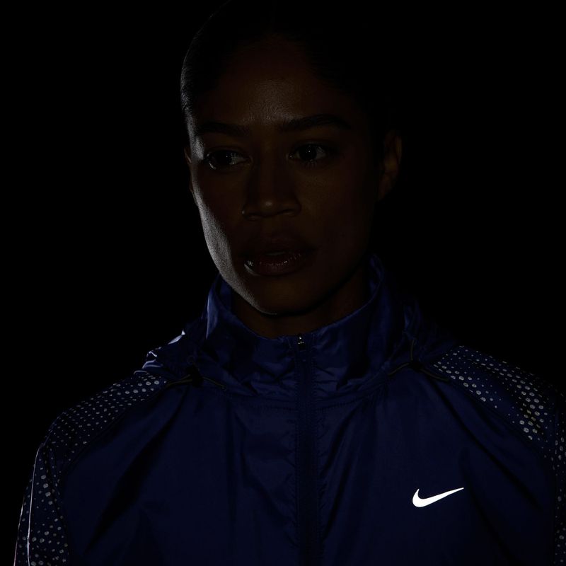 Kurtka do biegania damska Nike Tempo Flash sapphire/black/white 4