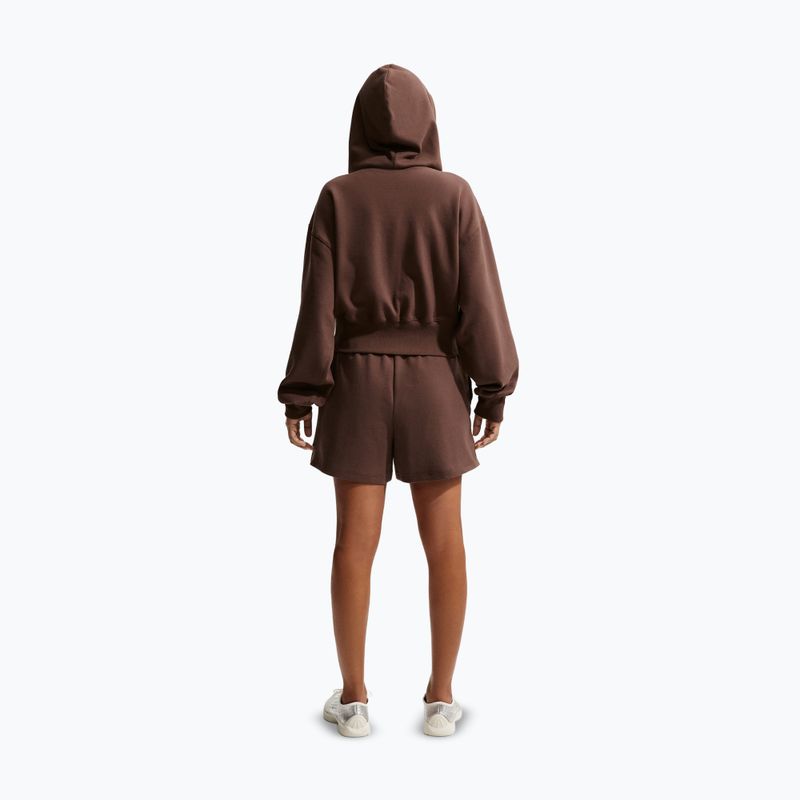 Bluza damska Nike Phoenix Full-Zip Hoodie light chocolate 3