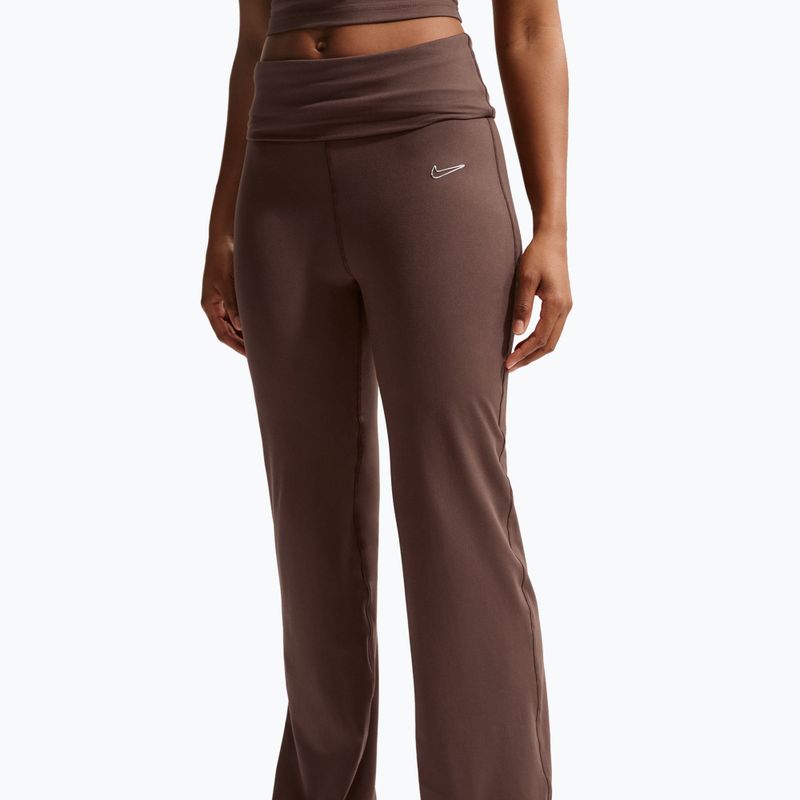 Spodnie damskie Nike Flared light chocolate 4