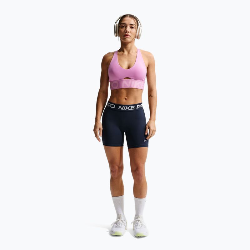 Spodenki damskie Nike Pro 365 midnight navy/white 2