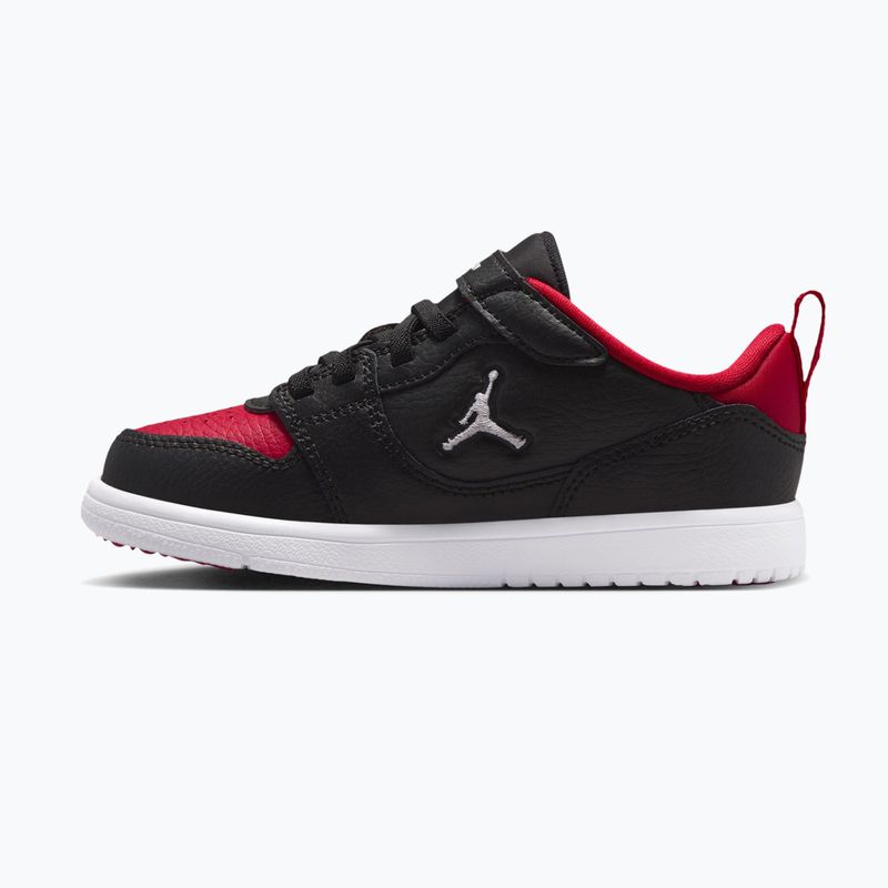 Buty dziecięce Jordan Court Connect Low black/gym red/white 2