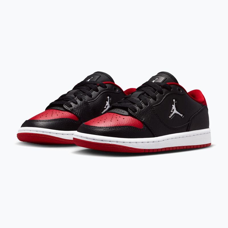 Buty Jordan Court Connect Low black/gym red/white 3