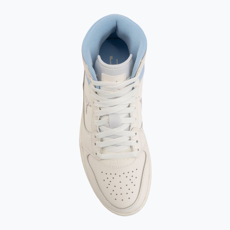 Buty damskie Nike Jordan Court Connect Mid pale ivory/psychic blue/particle rose 5
