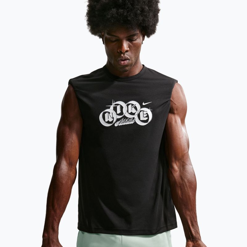 Koszulka treningowa męska Nike Hyverse Dri-Fit Training black/white