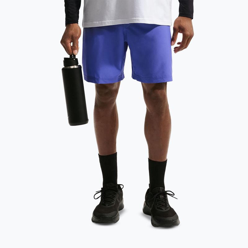 Spodenki treningowe męskie Nike Form Dri-Fit Versatile 7" persian violet/black