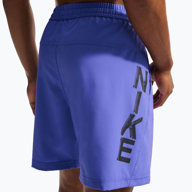 Spodenki treningowe męskie Nike Form Dri-Fit Versatile 7" persian violet/black 5