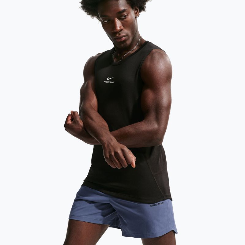 Koszulka treningowa męska Nike Pro Training Dri-Fit black/white 6