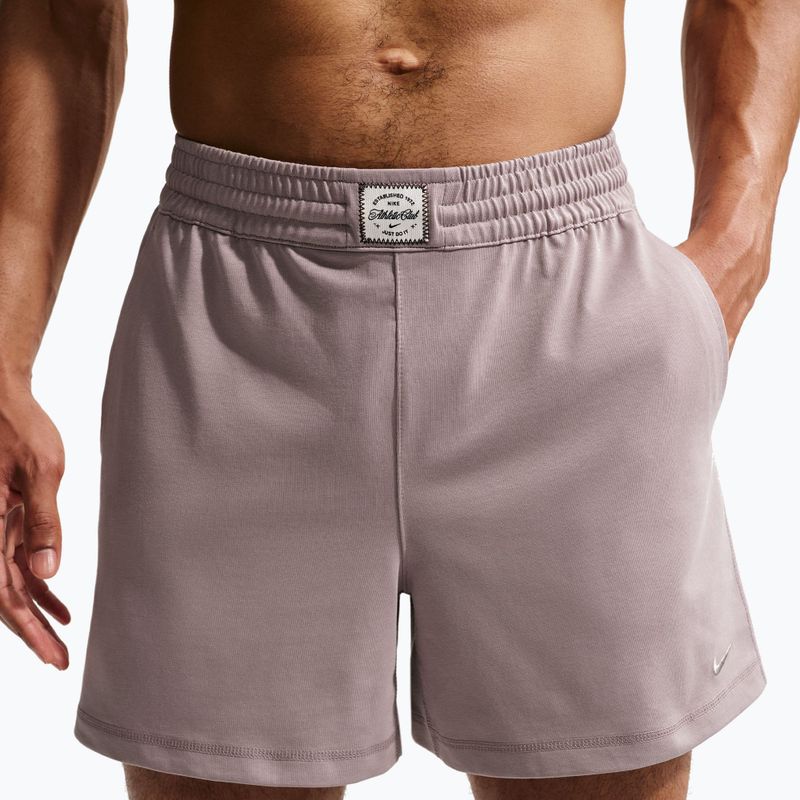 Spodenki męskie Nike Athletic Club Dri-Fit 5" light violet ore/pale ivory/light violet ore 4