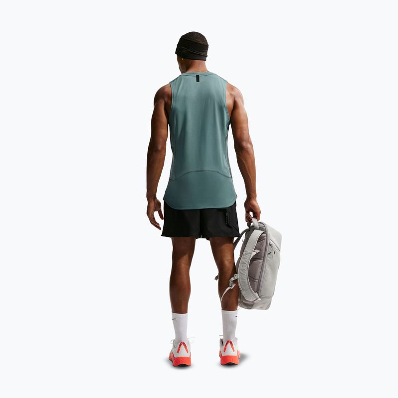 Koszulka treningowa męska Nike Pro Training Dri-Fit mineral slate/green strike 3