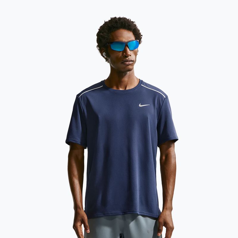 Koszulka do biegania męska Nike Miler Dri-Fit UV midnight navy
