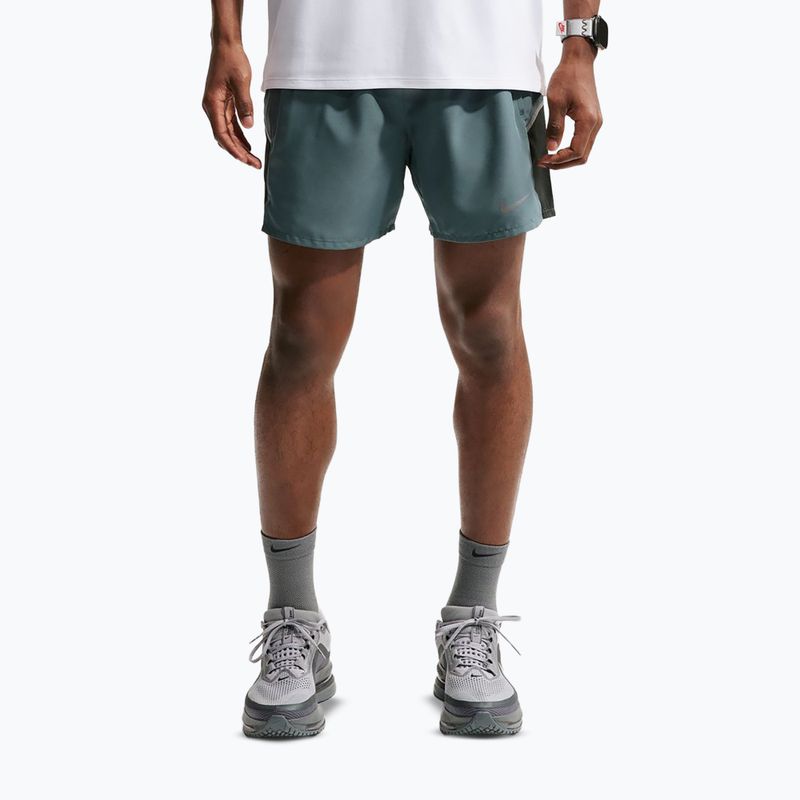 Spodenki do biegania męskie Nike Miler Dri-Fit 2in1 5" mineral slate
