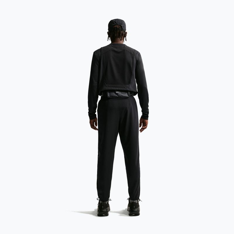 Spodnie do biegania męskie Nike Miler Dri-Fit Woven black/black 3