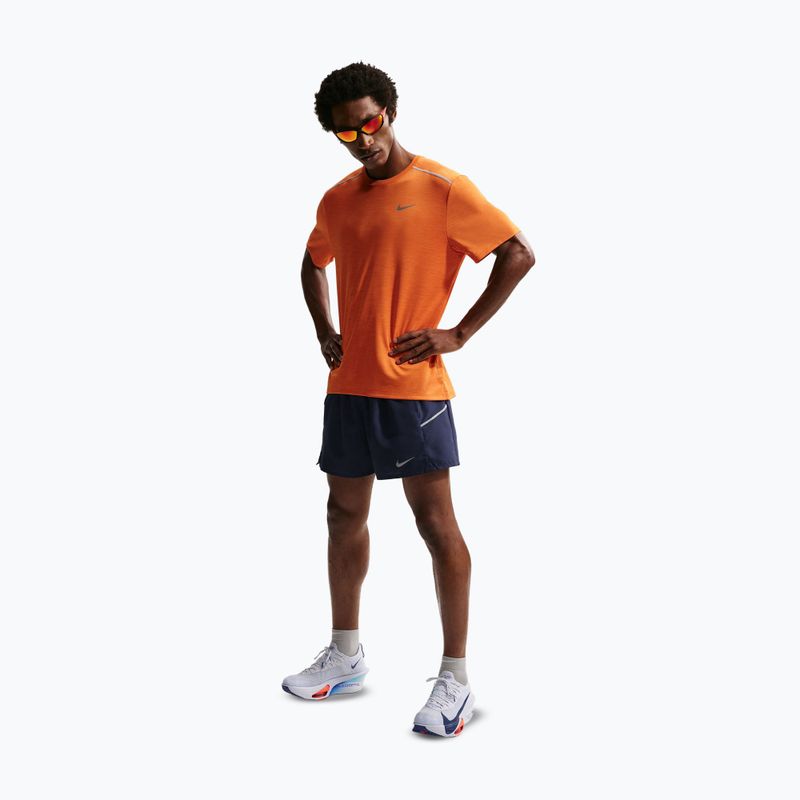 Spodenki do biegania męskie Nike Miler Dri-Fit 2in1 5" midnight navy 2