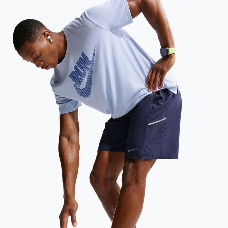 Spodenki do biegania męskie Nike Miler Dri-Fit 9" midnight navy 4