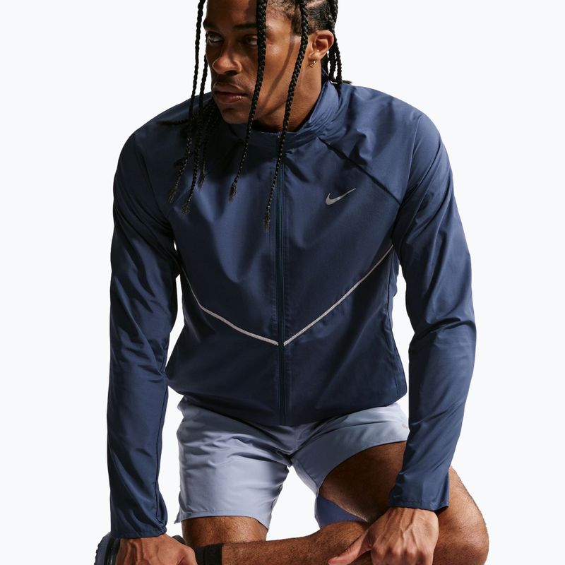 Kurtka do biegania męska Nike Miler Repel UV midnight navy 7
