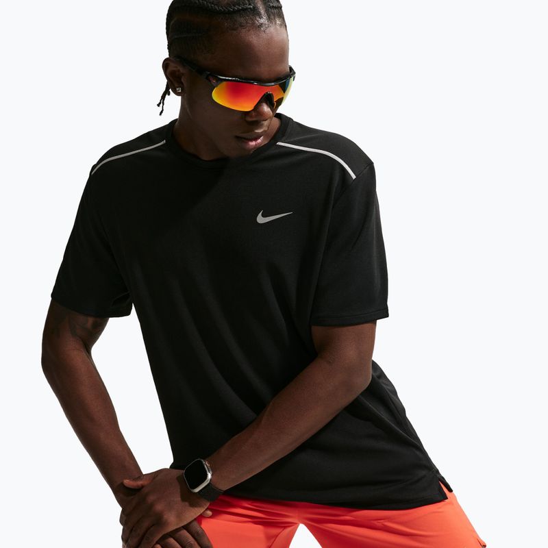 Koszulka do biegania męska Nike Miler Dri-Fit UV black 4