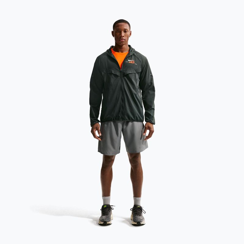 Kurtka do biegania męska Nike Stride Repel UV black spruce 2