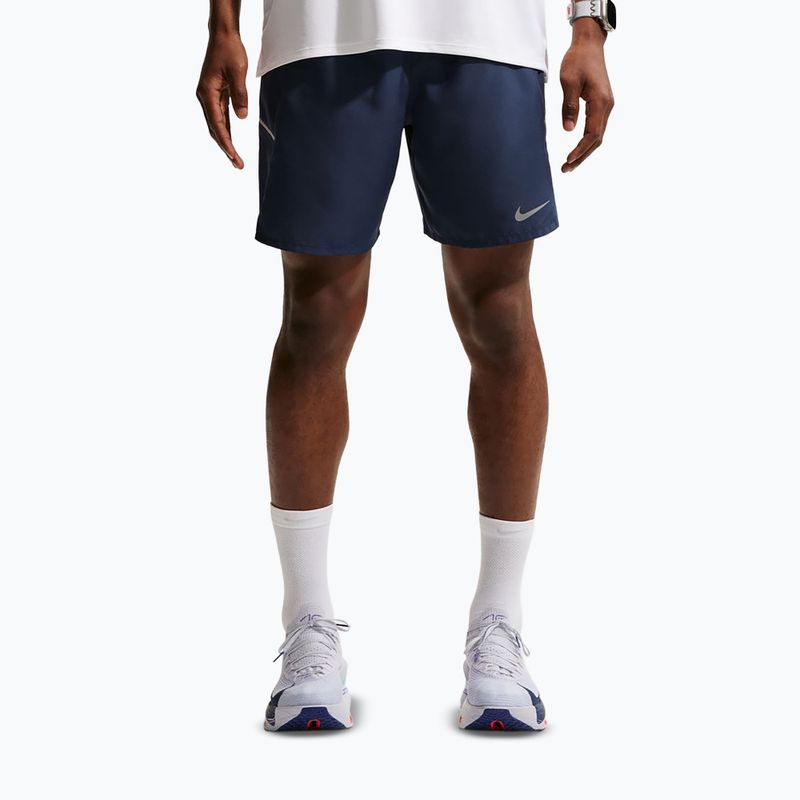 Spodenki do biegania męskie Nike Miler Dri-Fit Brief Lined7" midnight navy