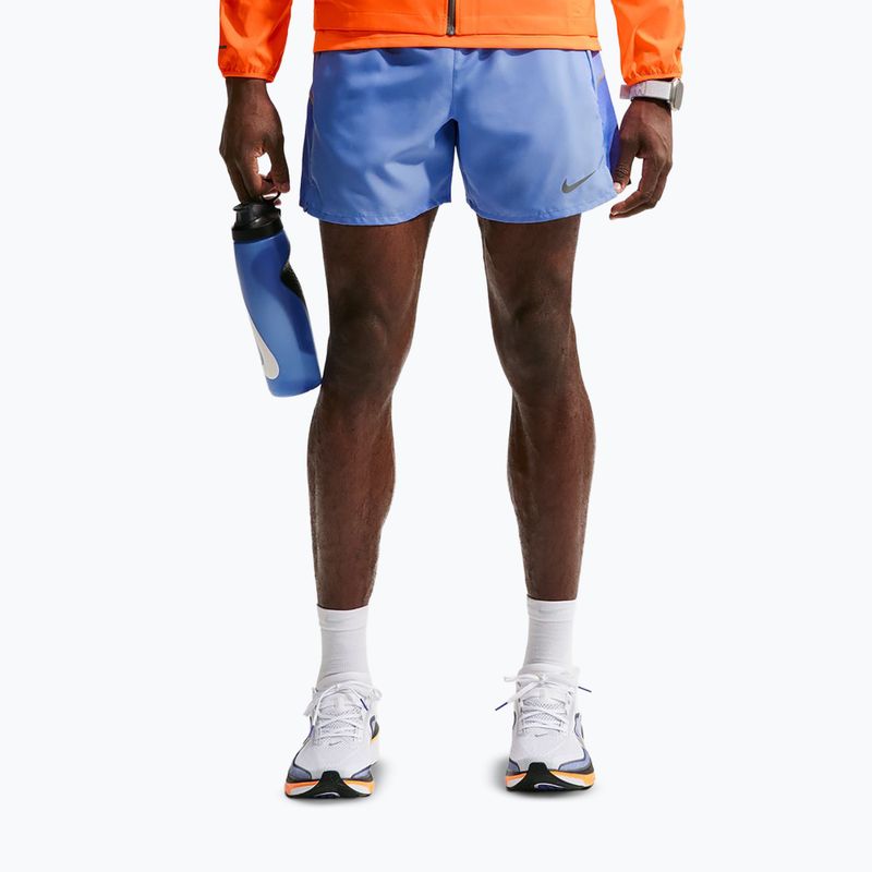 Spodenki do biegania męskie Nike Miler Dri-Fit 2in1 5" royal pulse/sapphire