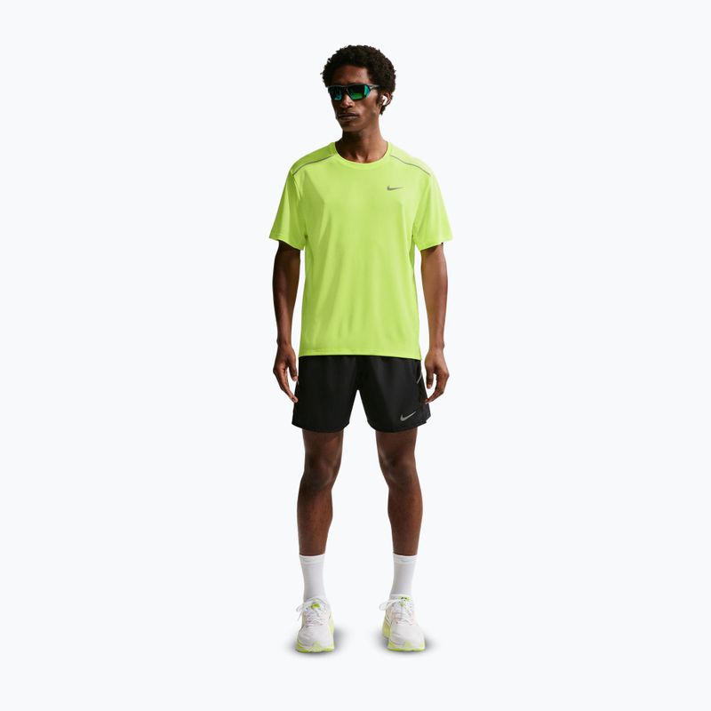 Koszulka do biegania męska Nike Miler Dri-Fit UV volt ice 2