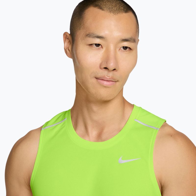 Koszulka do biegania męska Nike Miler Dri-Fit volt ice 3