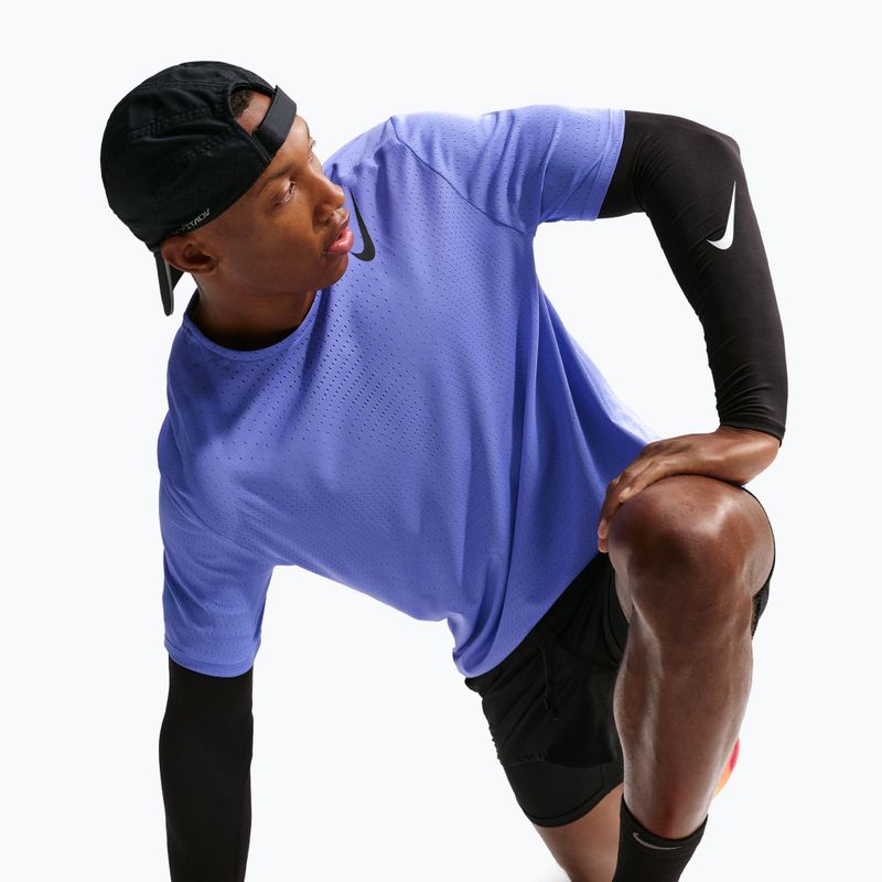 Koszulka do biegania męska Nike AeroSwift Dri-Fit ADV sapphire/black 4