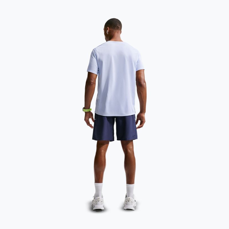 Koszulka do biegania męska Nike Miler Dri-Fit UV hydrogen blue/lapis 3
