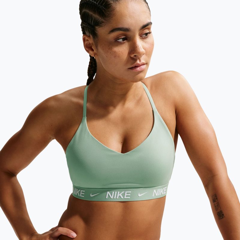 Biustonosz treningowy Nike Dri-Fit Indy Light Support steam 4