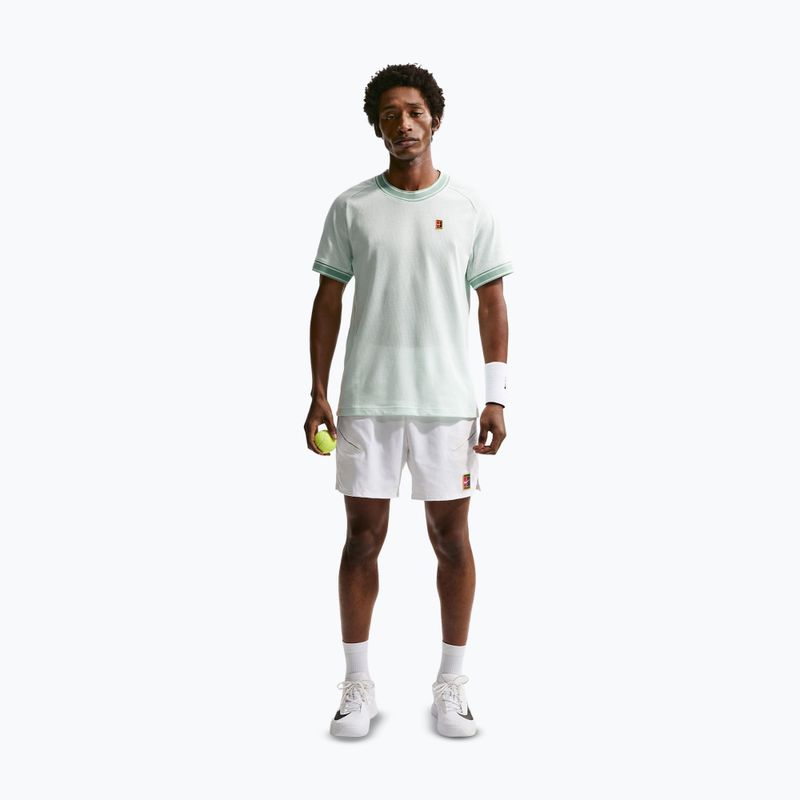 Koszulka tenisowa męska Nike Court Heritage barely green 2
