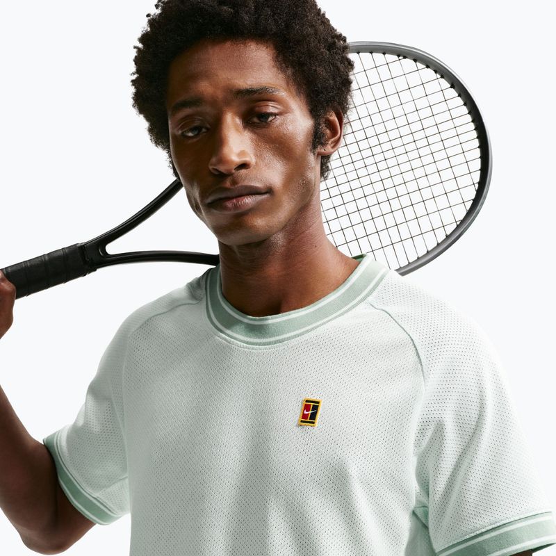 Koszulka tenisowa męska Nike Court Heritage barely green 5