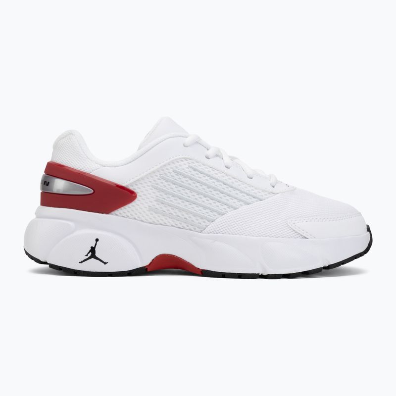 Buty dziecięce Jordan Trunner Flow white/gym red/metallic silver/black 2