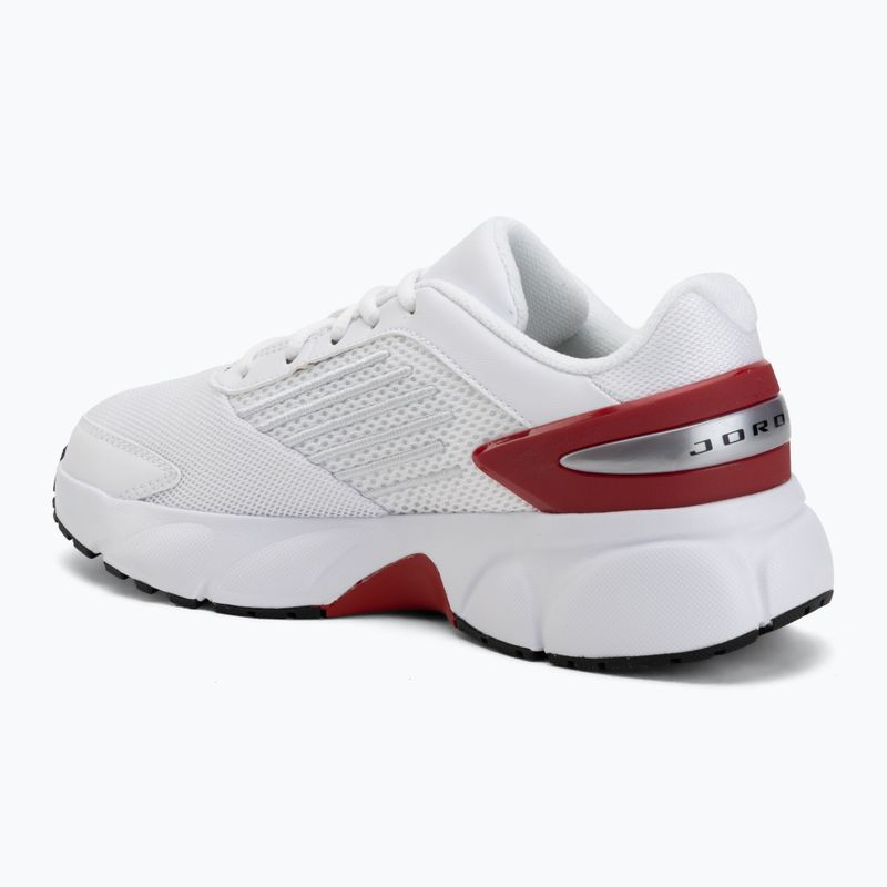 Buty dziecięce Jordan Trunner Flow white/gym red/metallic silver/black 3