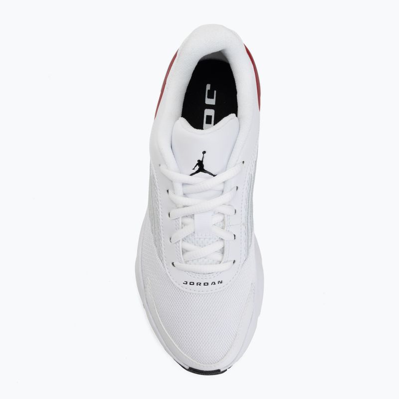 Buty dziecięce Jordan Trunner Flow white/gym red/metallic silver/black 5