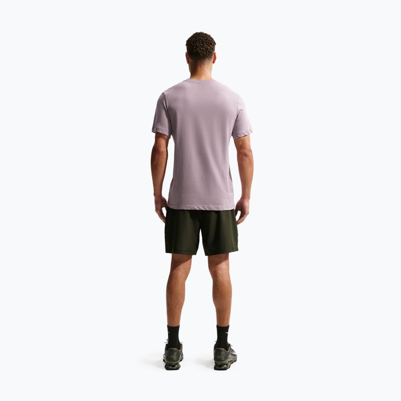 Koszulka męska Nike Dri-Fit light violet ore/black 3