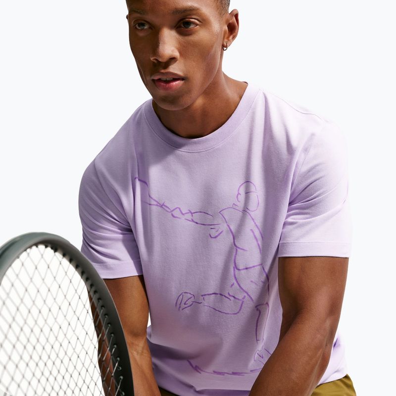 Koszulka tenisowa męska Nike Court Dri-Fit violet mist 6