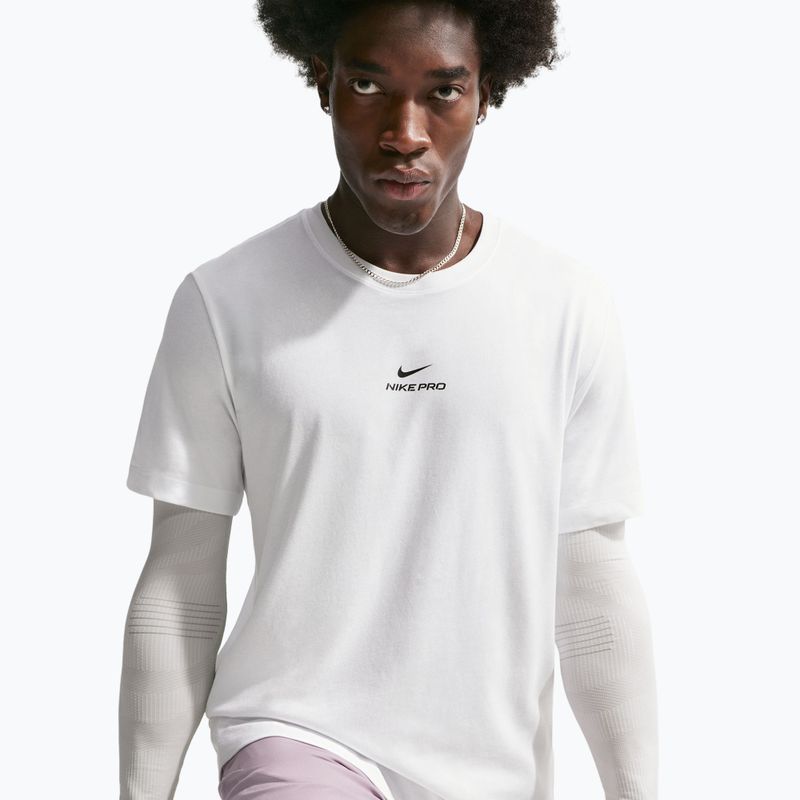 Koszulka treningowa męska Nike Pro Dri-Fit white/black 4