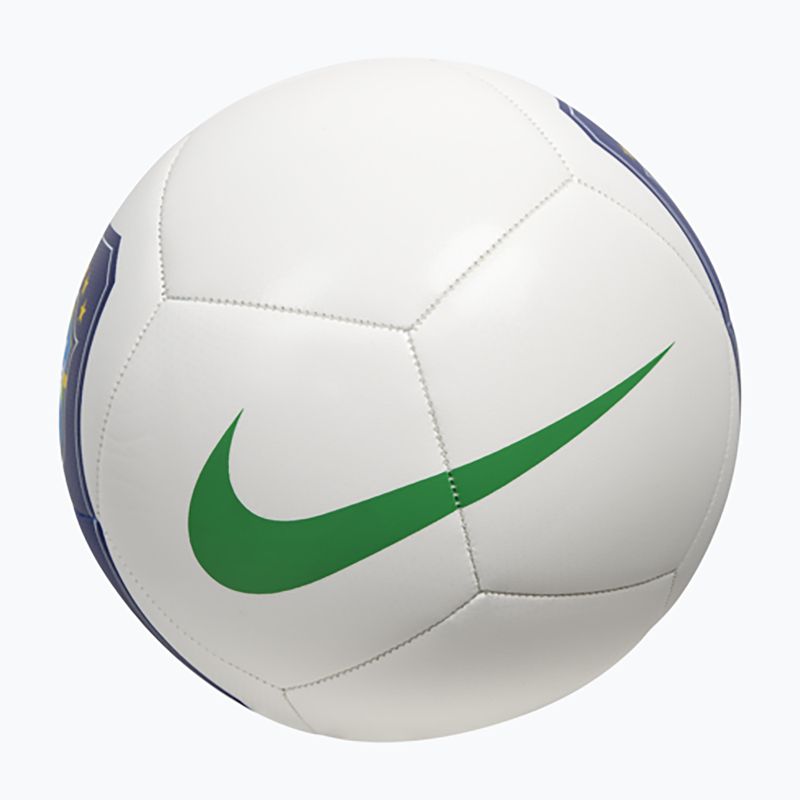 Piłka do piłki nożnej Nike Pitch Brazil white rozmiar 5